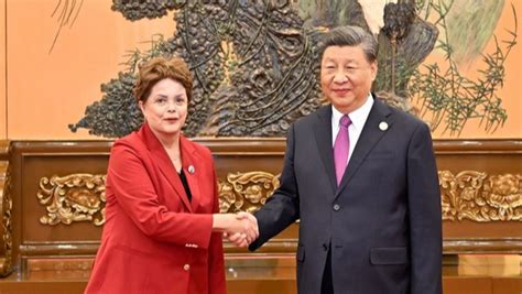 Xi Jinping Se Re Ne Con La Presidenta Del Nuevo Banco De Desarrollo