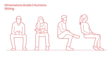 People Sitting Dimensions And Drawings