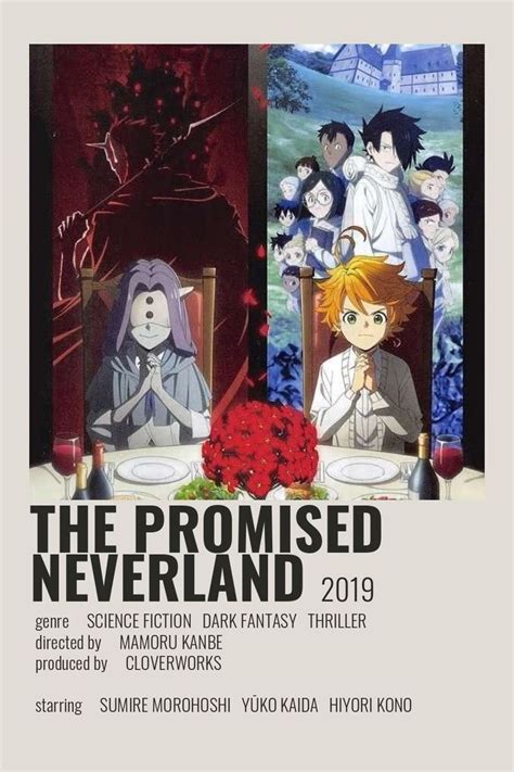 ~the Promised Neverland~ Fond Decran Dessin Anime Affiche De Film