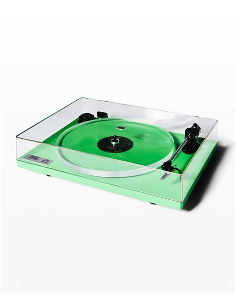 Mu223 Green Turntable Record Player Prop Rental Acme Brooklyn