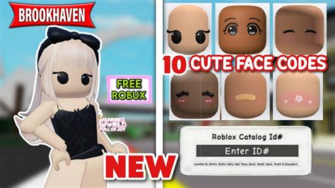 NEW CUTE FACE ID CODES FOR BROOKHAVEN RP BERRY AVENUE BLOXBURG