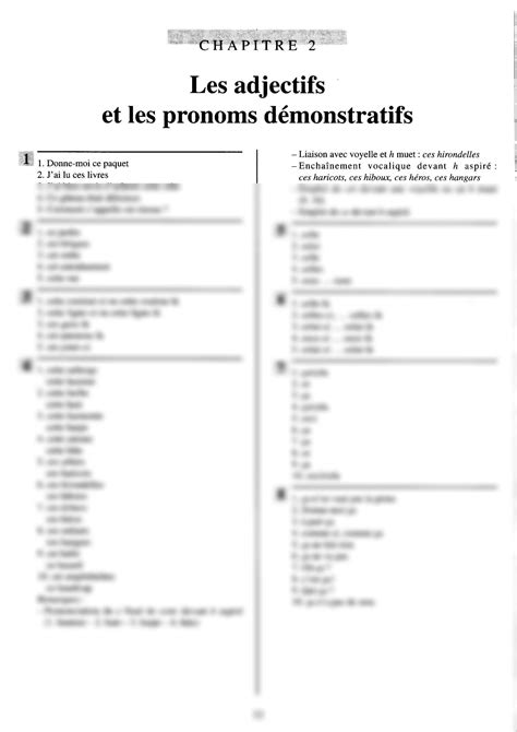 Solution Les Adjectifs Et Les Pronoms D Monstratifs Studypool