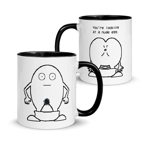 I Think You Should Leave Nude Egg Mug From Feed Eggs Game ITYSL Etsy
