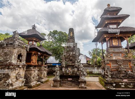 Padmasana Balinese Shrine Standing On Bedawang Turtle And Meru Towers