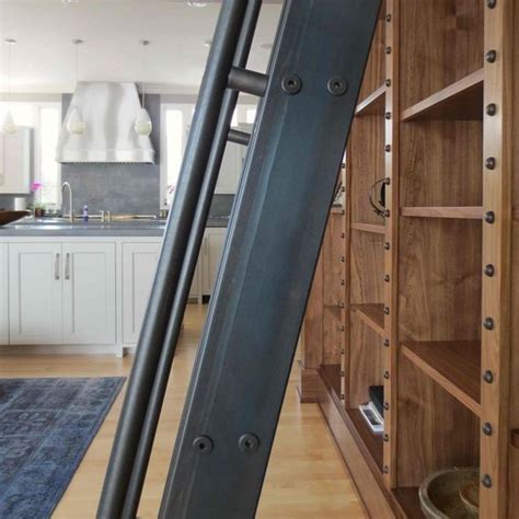 Custom Steel Rolling Library Ladder By Andrew Stansell Design