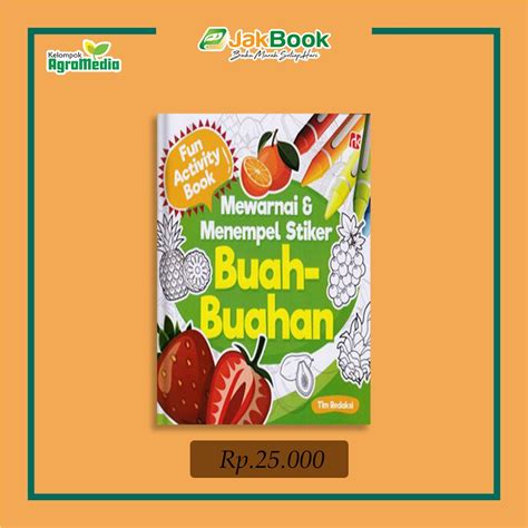 Jual FUN ACTIVITY BOOK MEWARNAI DAN MENEMPEL STIKER BUAH BUAHAN