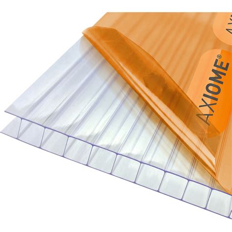 Axiome 10mm Polycarbonate Clear Twinwall Sheet 690 X 2500mm