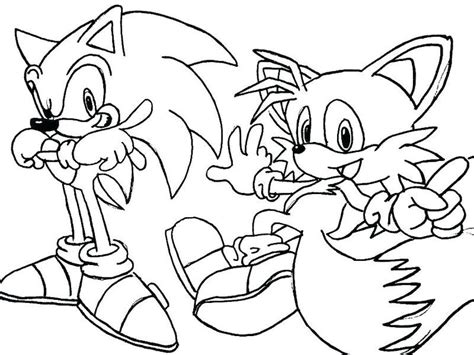Tails From Sonic Coloring Pages Coloring Pages World