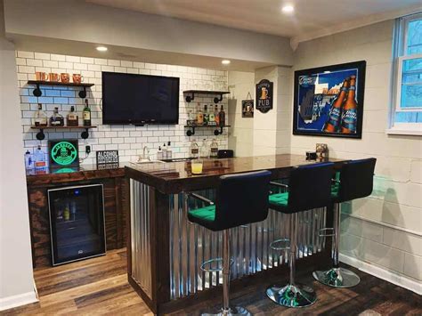 56 Creative And Stylish Basement Bar Ideas In 2024 Small Bars For
