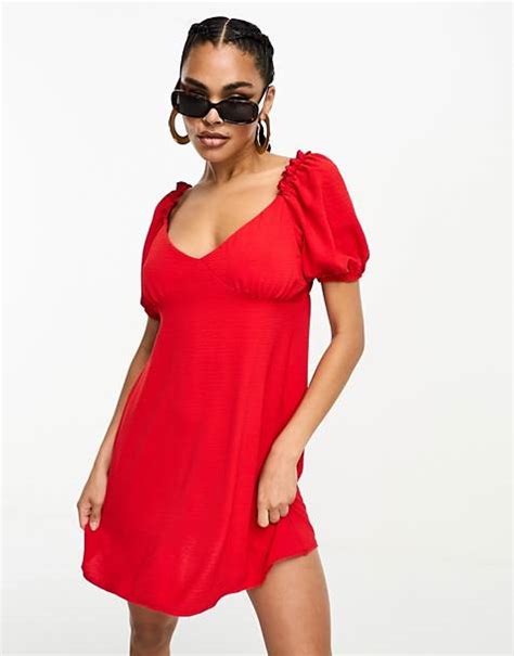 red party dresses for women asos