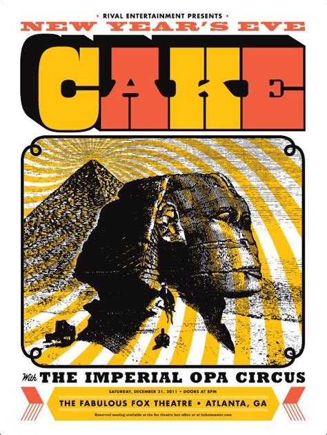 Houseind Cake Gig Posters Poster Art Fine Art Posters