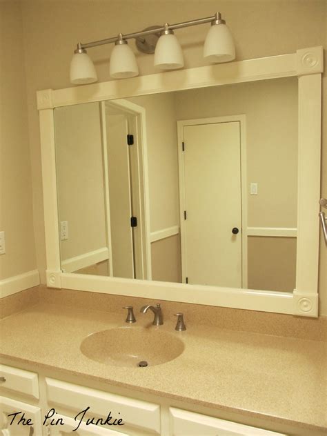 How To Frame A Bathroom Mirror Already On The Wall Rispa
