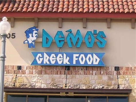 Celebrating greek food, travel and culture. Interior - Picture of Demo's Greek Food, San Antonio ...