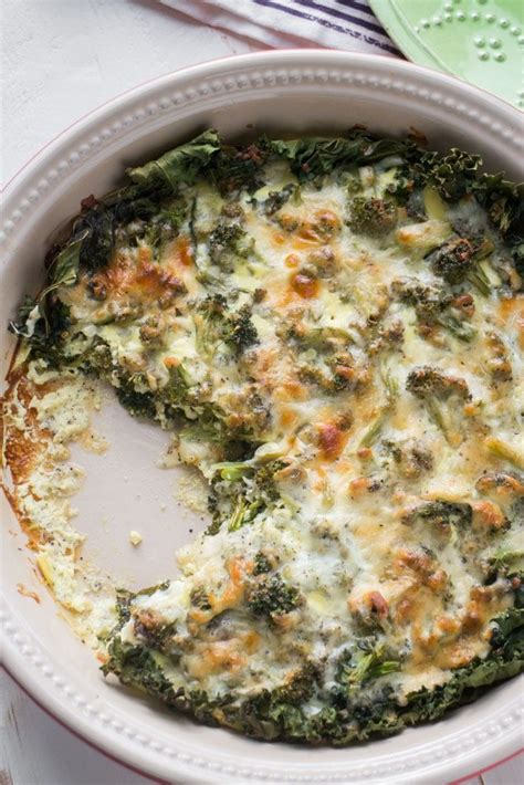 Crustless Quiche With Broccoli And Cheese Recipe In 2020 Easy