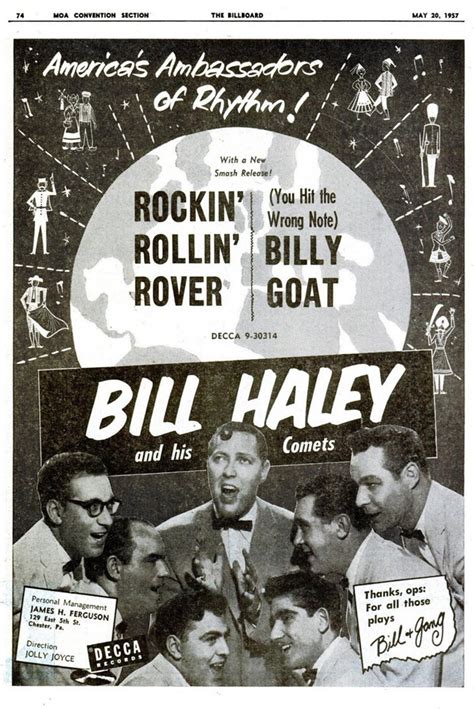 Rock And Roll Newspaper Press History Bill Haley Rockin Rollin