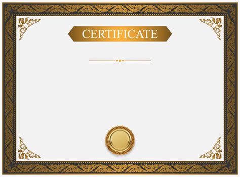 Sertifikat Template Free Certificate Template Download Free Vectors