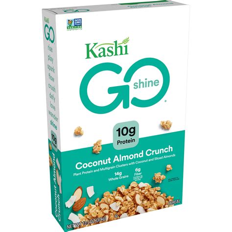 Kashi Go Breakfast Cereal Vegan Protein Coconut Almond Crunch 132oz
