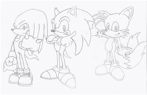 Vamos A Paintar Sonic Heroes Dibujos A Mano Y A Ordenador