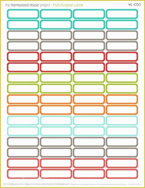 Free Label Printing Template Of Pin By Nooni Alsaleh On Planner