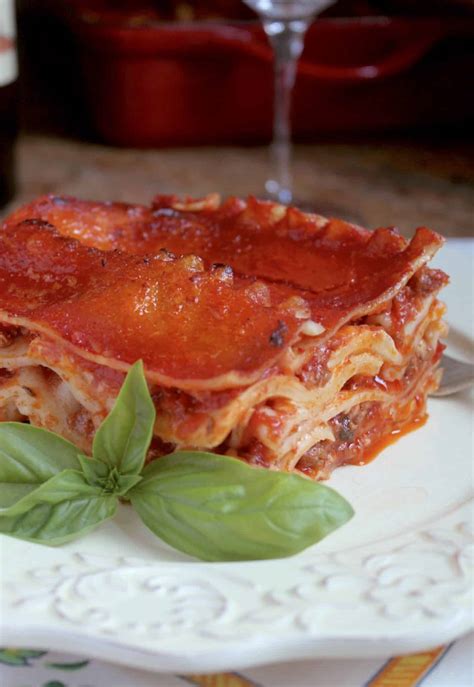 Lasagna Traditional Italian Recipe Easy Step By Step Directions