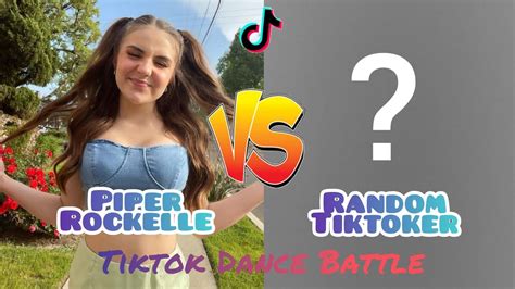Piper Rockelle Vs Random Tiktoker Tiktok Dance Battle Youtube
