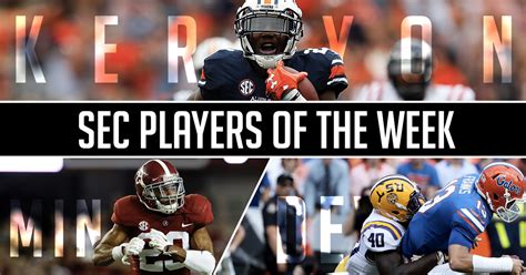 Kerryon Minkah And Devin White Are The Sec Players Of The Week Team