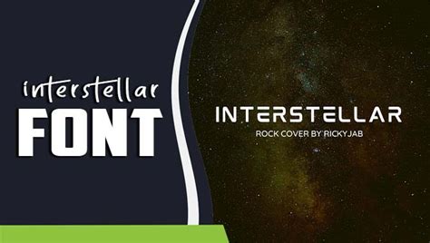 Interstellar Font A Complete Users Guide