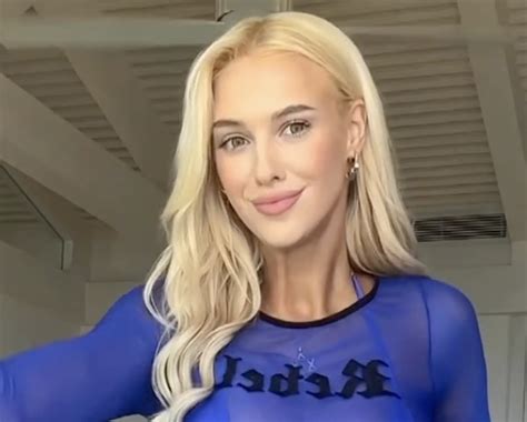 veronika rajek goes viral showing massive boobs in blue fashion nova bikini page 4 of 5