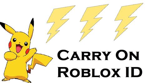 Detective Pikachu Carry On Roblox Code And Id Youtube