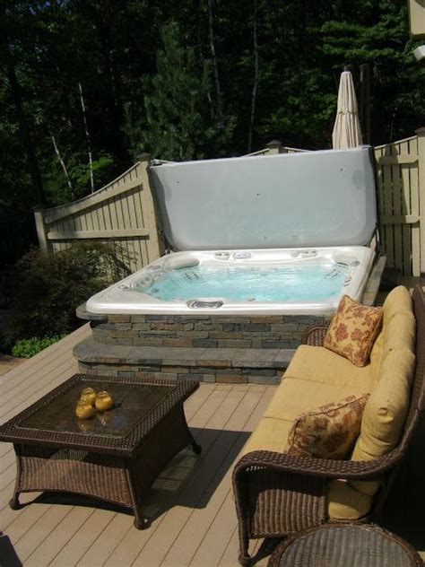 hotspring grandee with custom spastone exterior carlisle ma purchased oasis hot tub and sauna