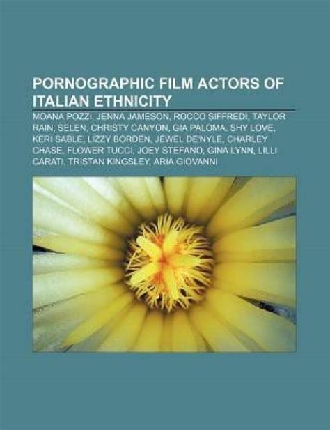 Pornographic Film Actors Of Italian Ethnicity Moana Pozzi Jenna