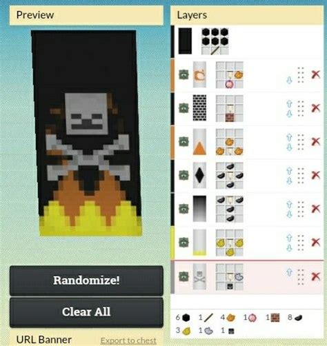 There are 16 colors to choose from and originally features six different patterns only. Minecraft: Wither Fire Banner | Minecraft banners ...