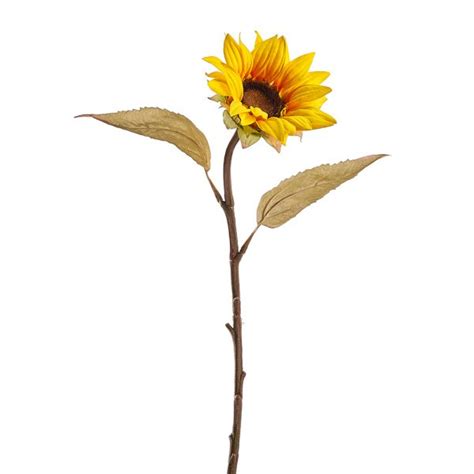 185″ Sunflower Spray Yellow Mustard Silk Flower Depot