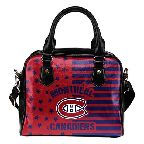 Twinkle Star With Line Montreal Canadiens Shoulder Handbags | Shoulder ...