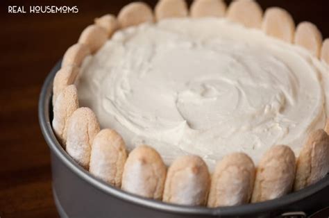 Bake with the almond on the cookie. No Bake Lemon Ladyfinger Cheesecake ⋆ Real Housemoms