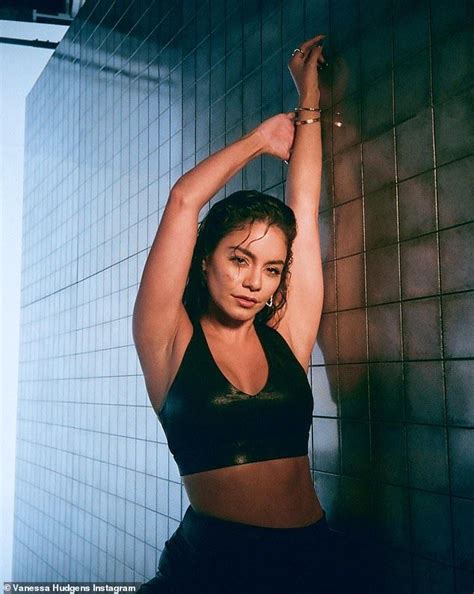 Vanessa Hudgens Showcases Her Toned Abs In Sports Bra And Leggings For Her Fabletics Collection