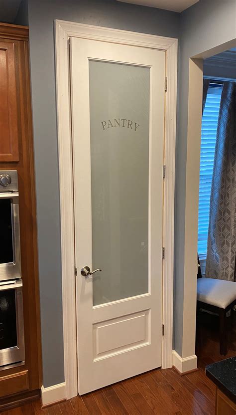 Pantry Doors With Frosted Glass Builders Villa