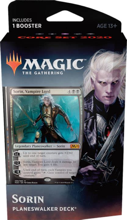 Sorin Vampire Lord Planeswalker Deck Clumsyorc