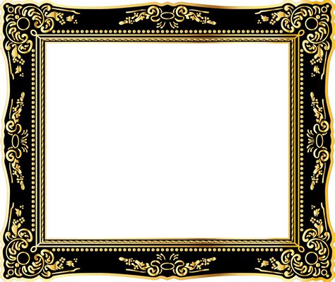 Download Medium Image Vintage Gold Frame Png Full Size Png Image