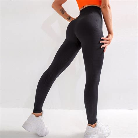 Wmuncc Energy Seamless Leggings Women Fitness Running Yoga Pant High