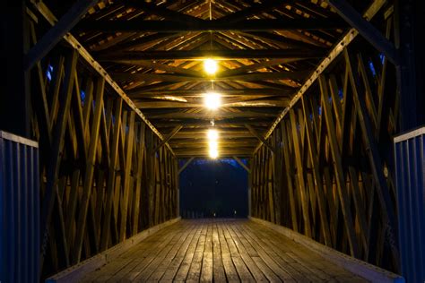 Inside Of A Covered Bridge By Bill · 365 Project