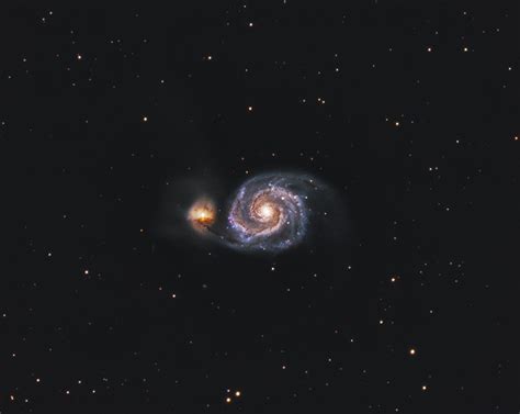 The Whirlpool Galaxy M51 Pictures Facts And Location