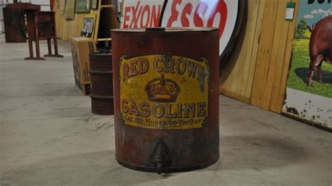 Red Crown Gasoline Oil Drum 2525x31 M77 Davenport 2013