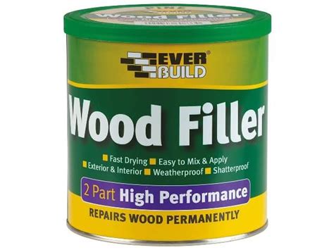 Everbuild High Performance 2 Part Wood Filler 500g Tower Tools And