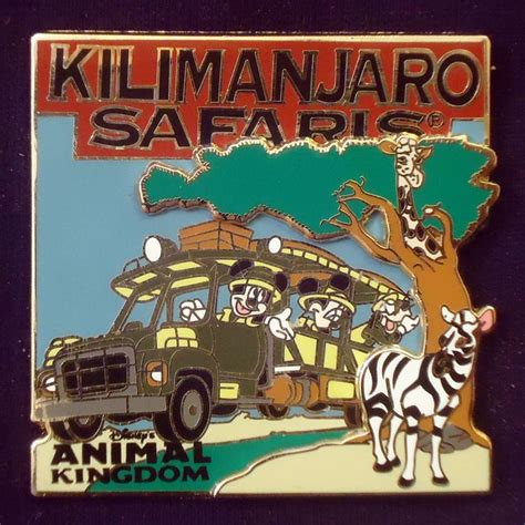 Kilimanjaro Safari Ride Animal Kingdom Disney Pin Bought On 2014 Trip