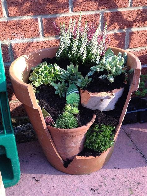 Mini Fairy Garden Ideas For Your Broken Pots