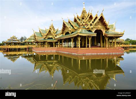 Pavilion Of The Enlightened In Ancient City In Bangkok Thailand Stock