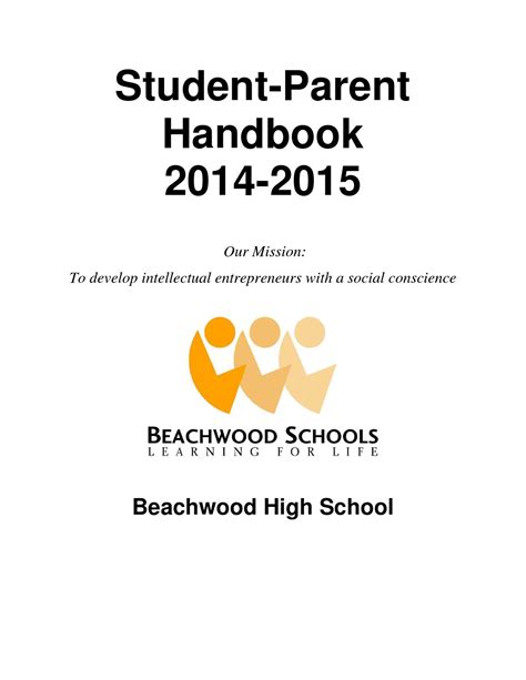 2014 2015 Bhs Student Handbook By Beachwood Schools Issuu