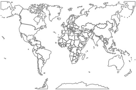 Exhaustive Printable Simple World Map Outline World Map World Map