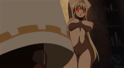 Fairy Tails Lucy Enslaved Threatened While Undressed In Animated